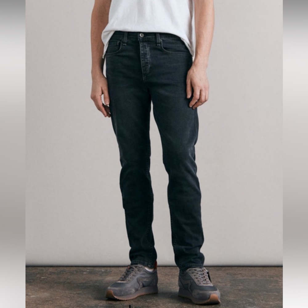 Rag & Bone Slim Fit Blue Black Authentic Stretch Jean